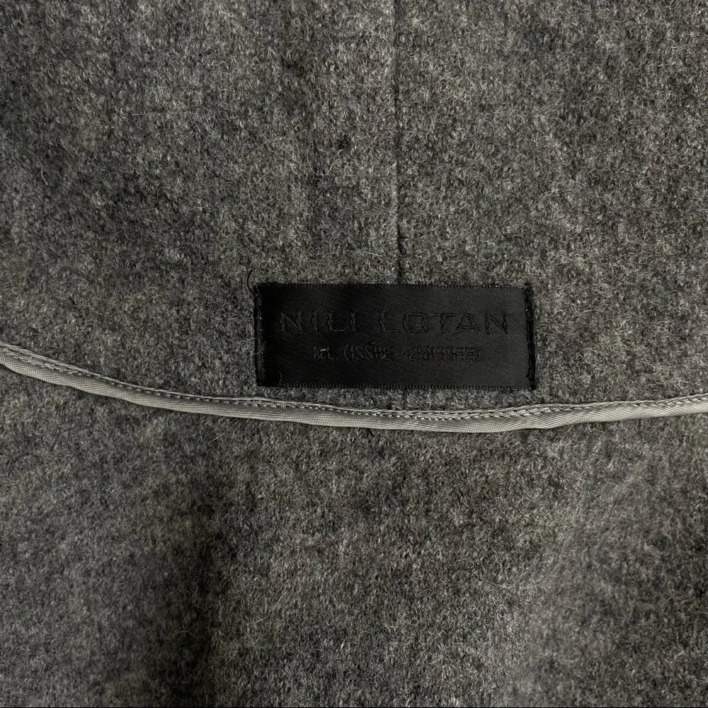 Nili Lotan Oversized Boyfriend Wool Coat - Picture 3 of 5